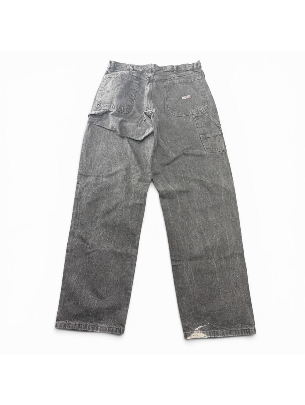 WRG Wrangler Jeans Company Cargo Work Utility Grunge Black Pants MenSize 34x34